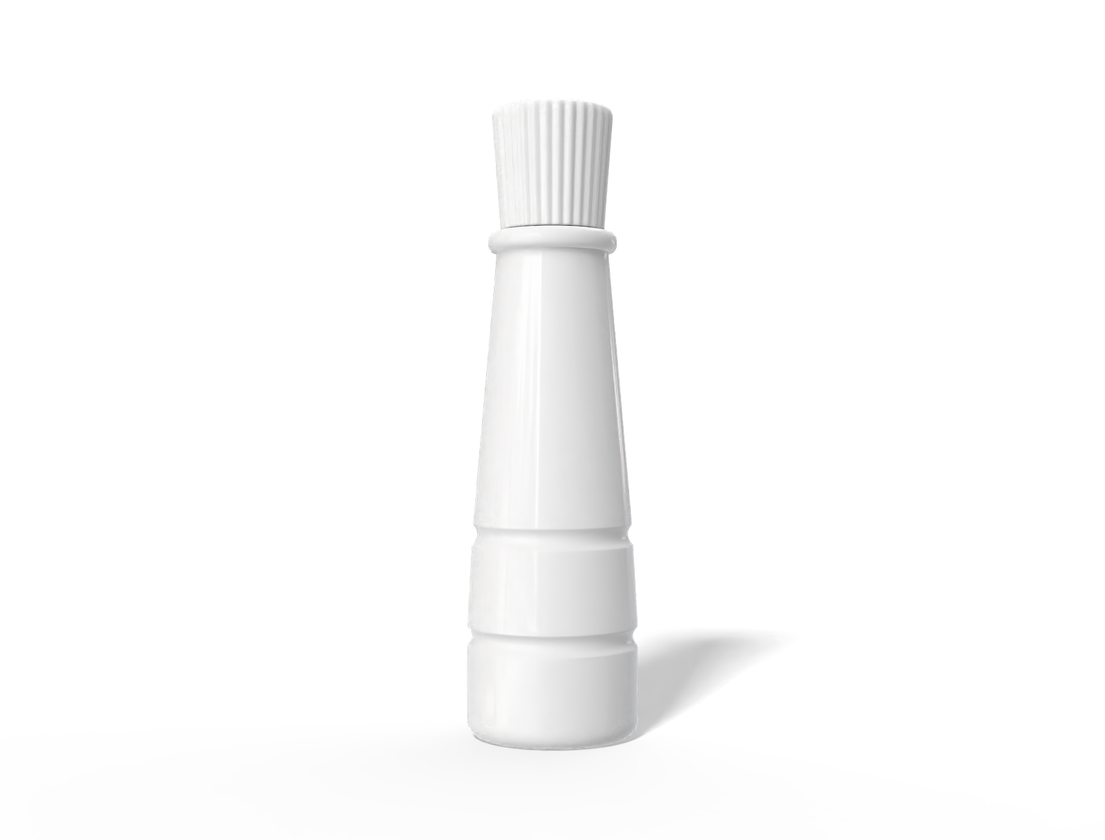 Plastic yogurt bottle — Glossy plastic