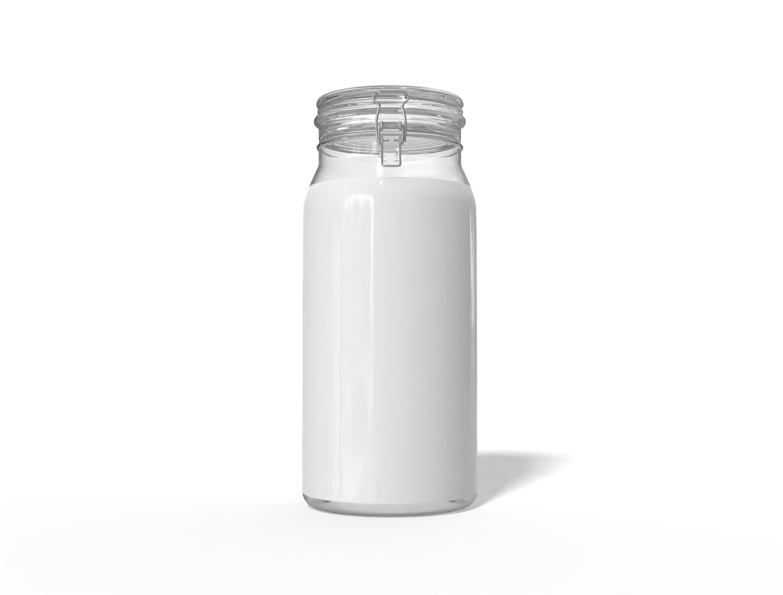 2000 ml glass liquor bottle — Glossy glass