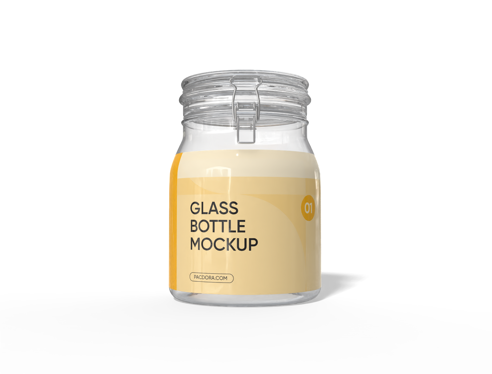 4000 ml glass fruit canning bottle — Glossy glass