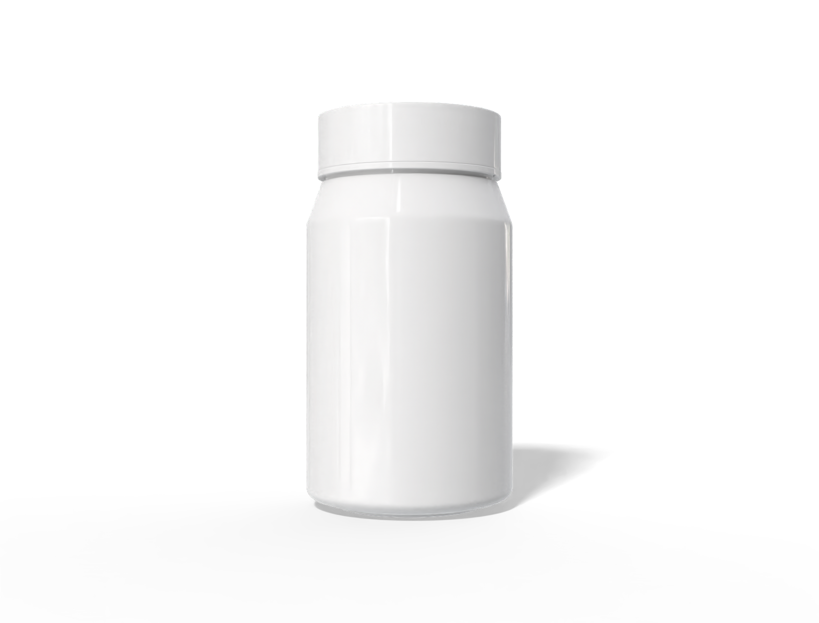 50 g plastic supplement bottle — Glossy plastic