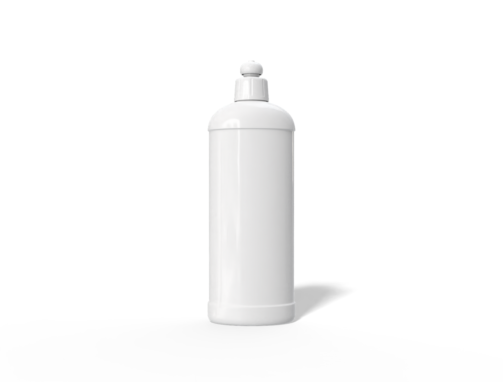 200 ml cleaning plastic bottle — Glossy plastic