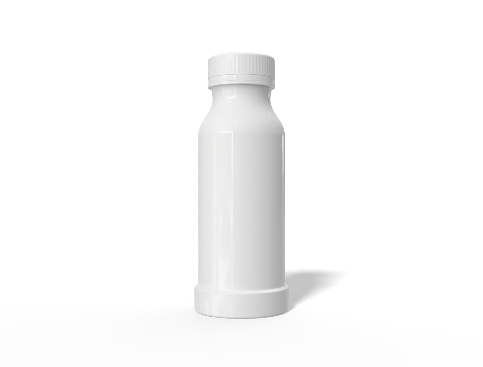 500 ml plastic yogurt bottle — Glossy plastic