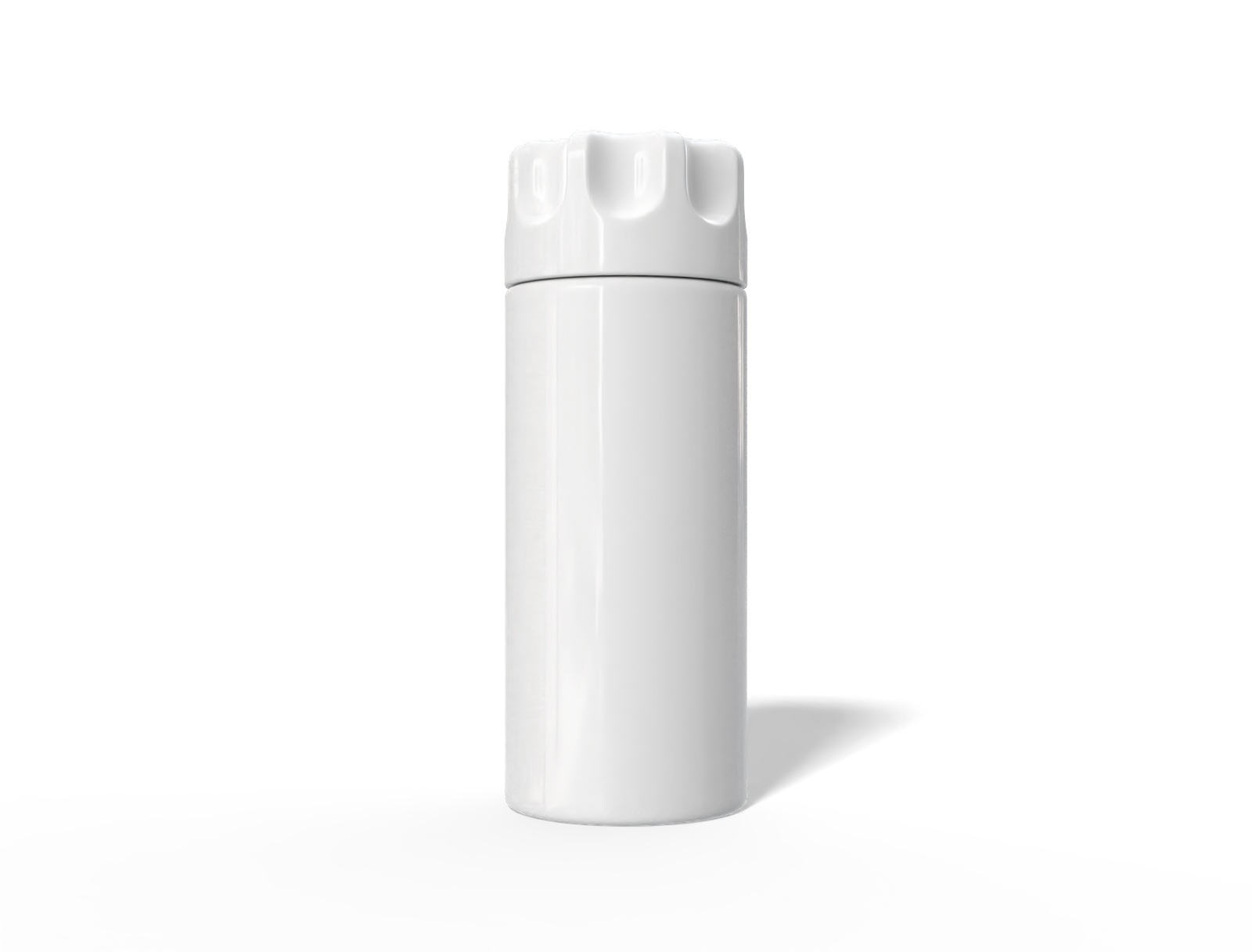 Plastic cosmetic bottle — Glossy plastic