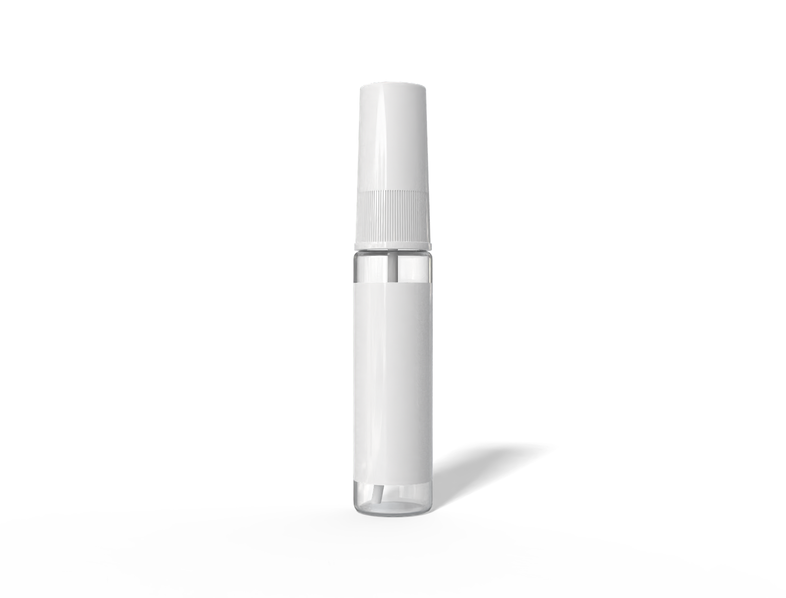5 ml perfume spray bottle — Clear glossy plastic