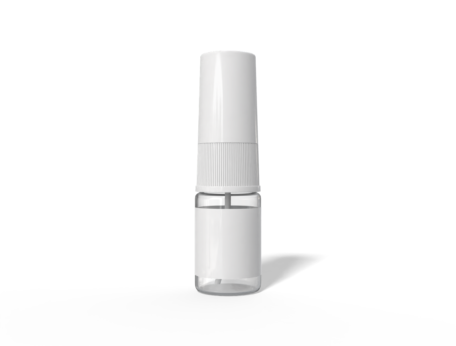 2 ml perfume spray bottle — Clear glossy plastic