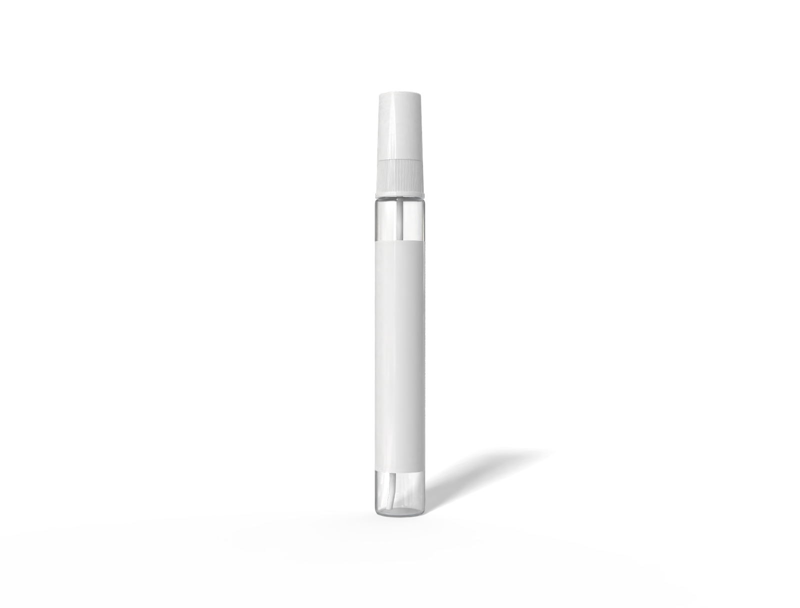 10 ml perfume spray bottle — Clear glossy plastic