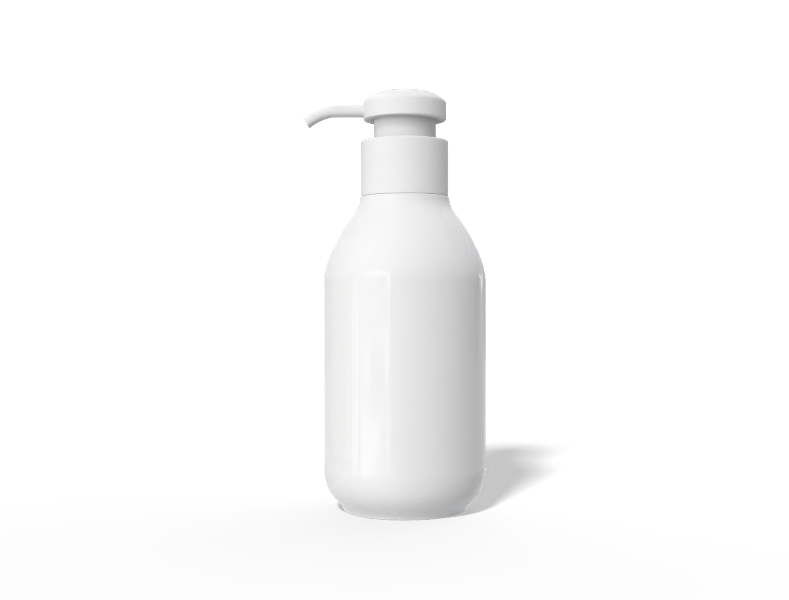 500 ml plastic soap pump bottle — Glossy plastic