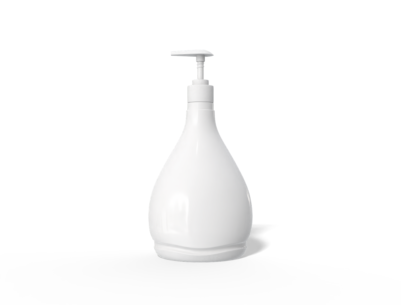 500 ml plastic laundry liquid pump bottle — Glossy plastic
