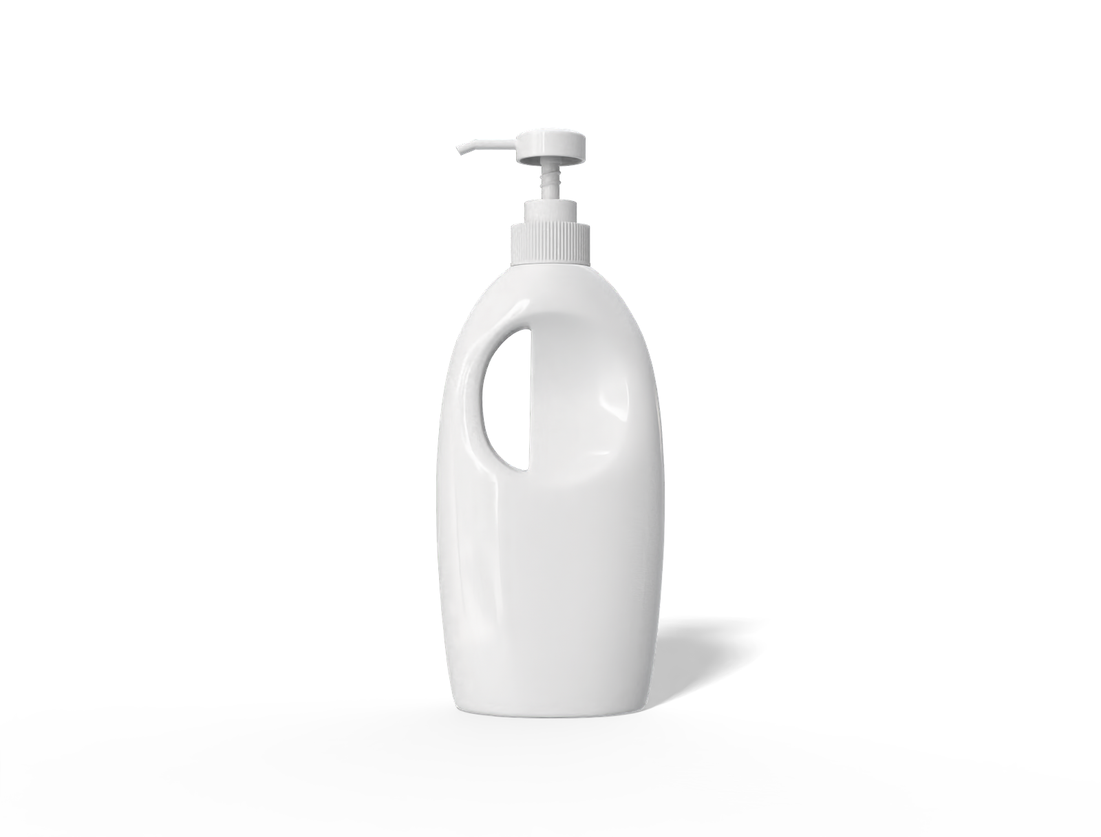 300 ml plastic laundry liquid pump bottle — Glossy plastic