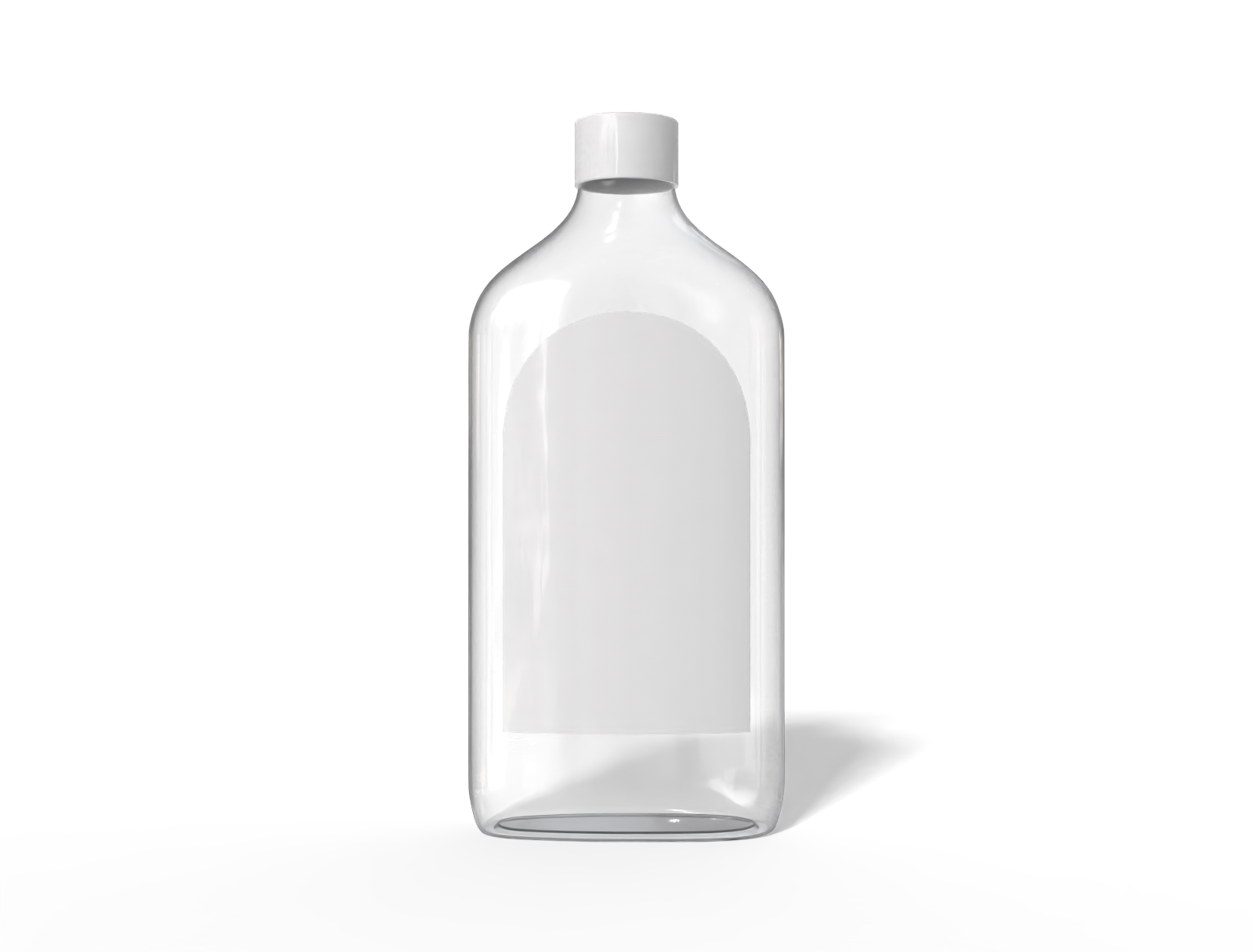 250 ml glass juice bottle — Glossy glass