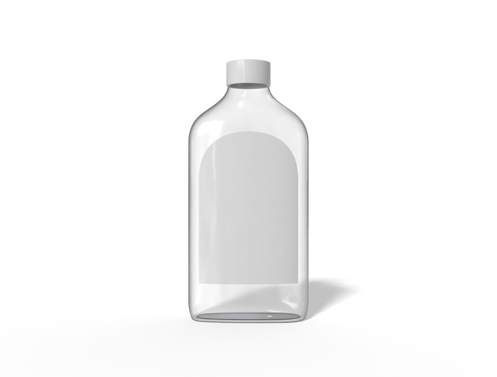 400 ml glass juice bottle — Glossy glass