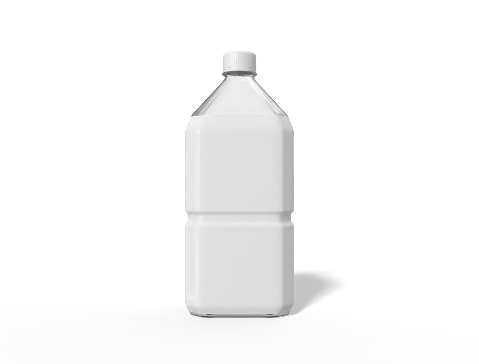 1 L plastic drink bottle — Glossy plastic