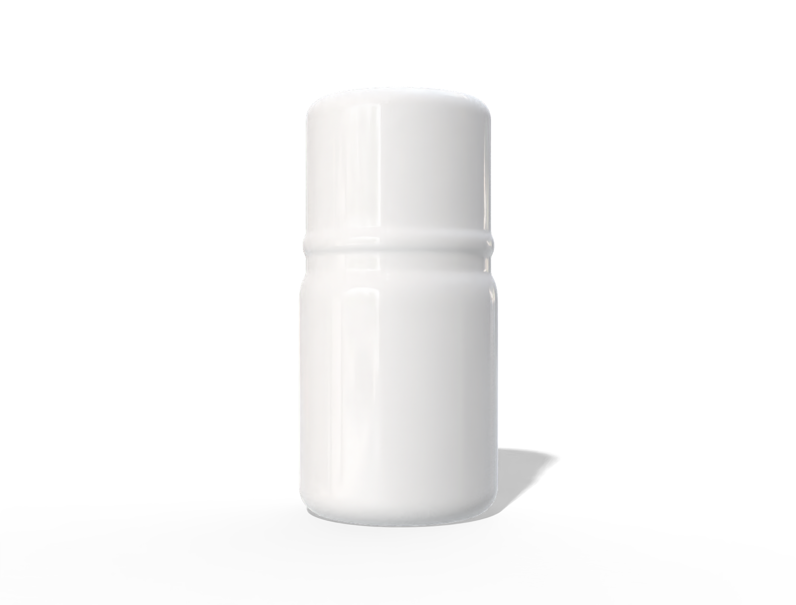 Plastic cosmetic bottle — Glossy plastic