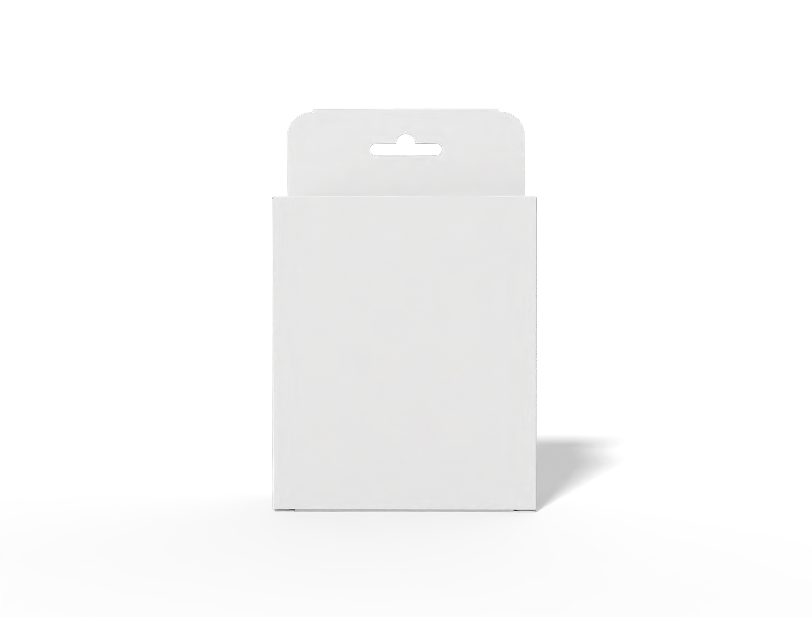 Hanging medicine box — White paperboard