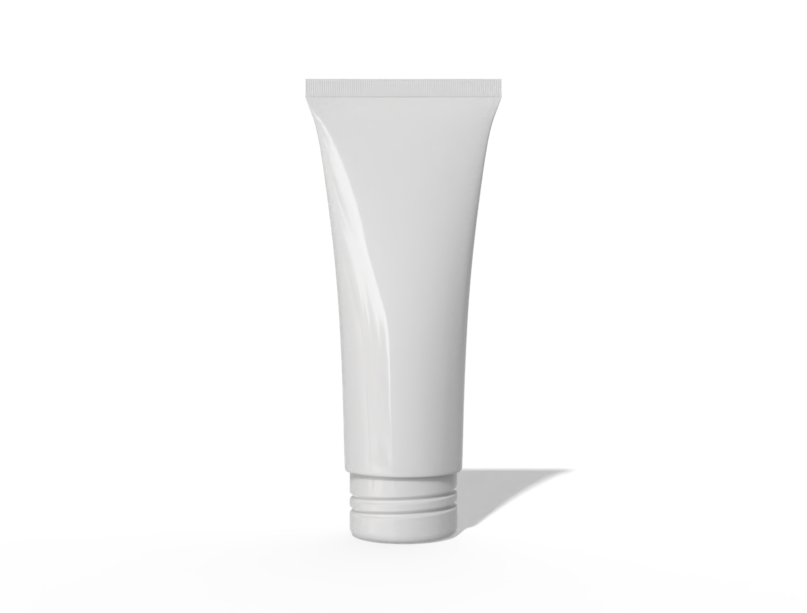 120 ml hand cream tube — Glossy plastic