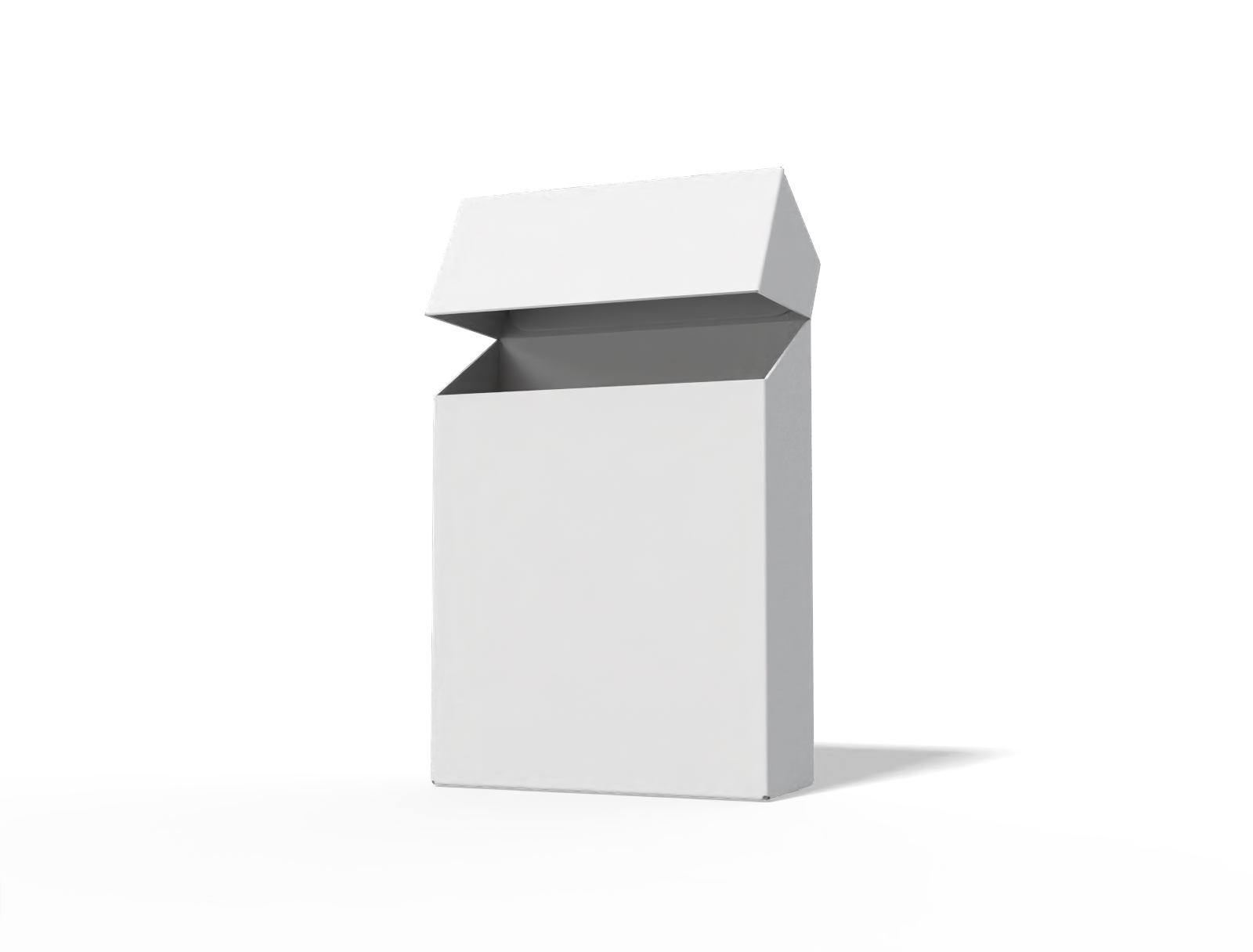 Cigarette box — White paperboard