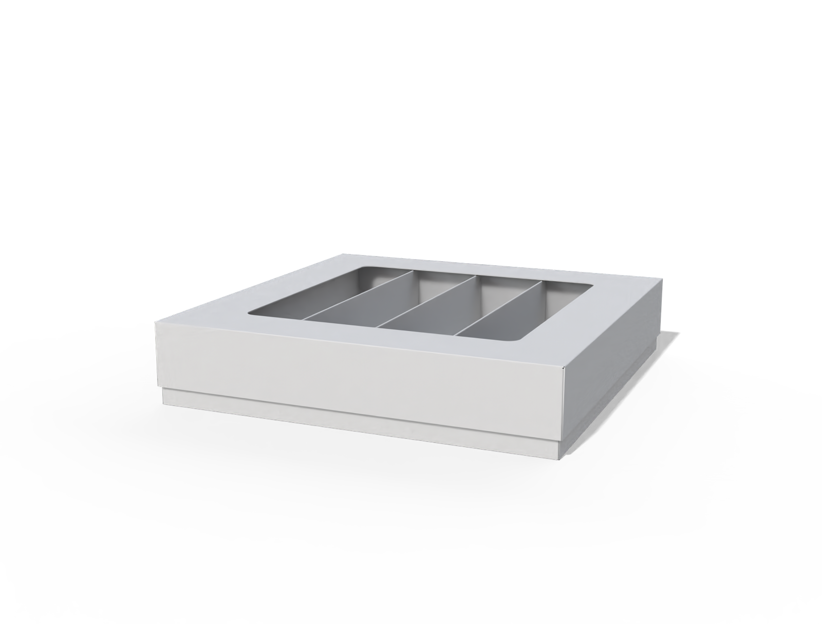 Sweet box with window — White paperboard
