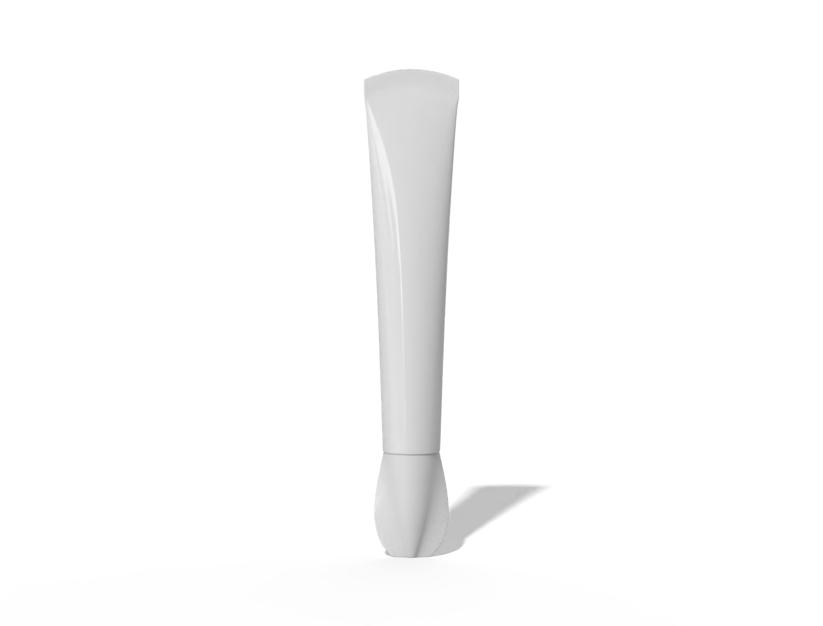10 ml metal eye cream tube — Glossy plastic