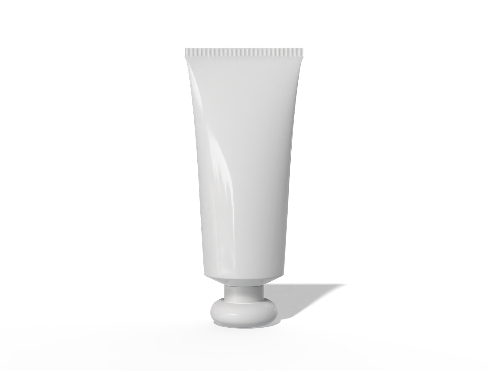 Cosmetic lotion tube — Glossy plastic