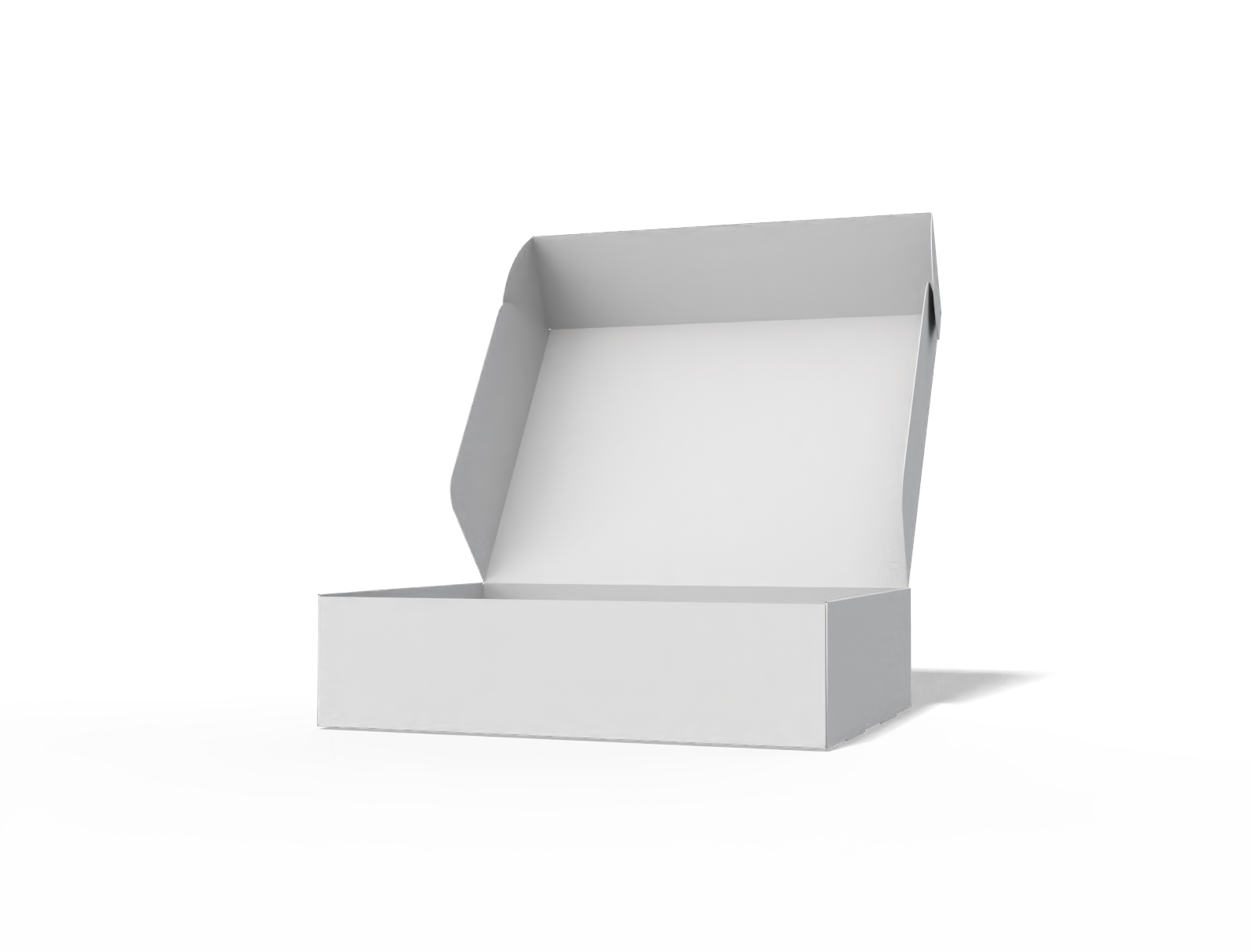 Flip top medicine box — White paperboard