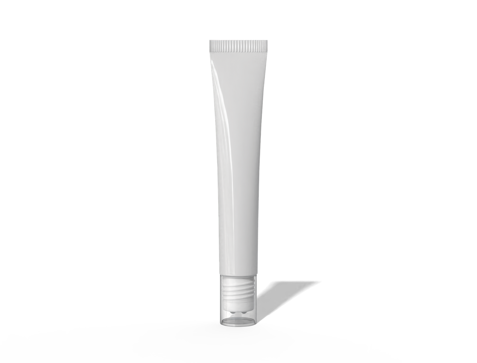 25 ml roll-on eye cream tube — Glossy metal