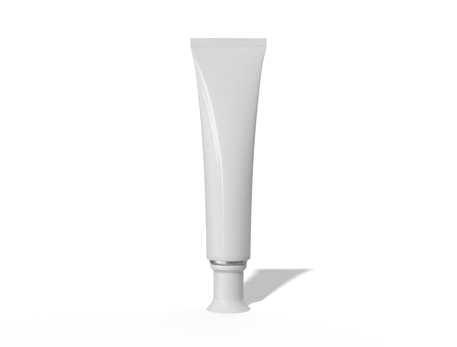 30 ml face wash tube — Glossy metal