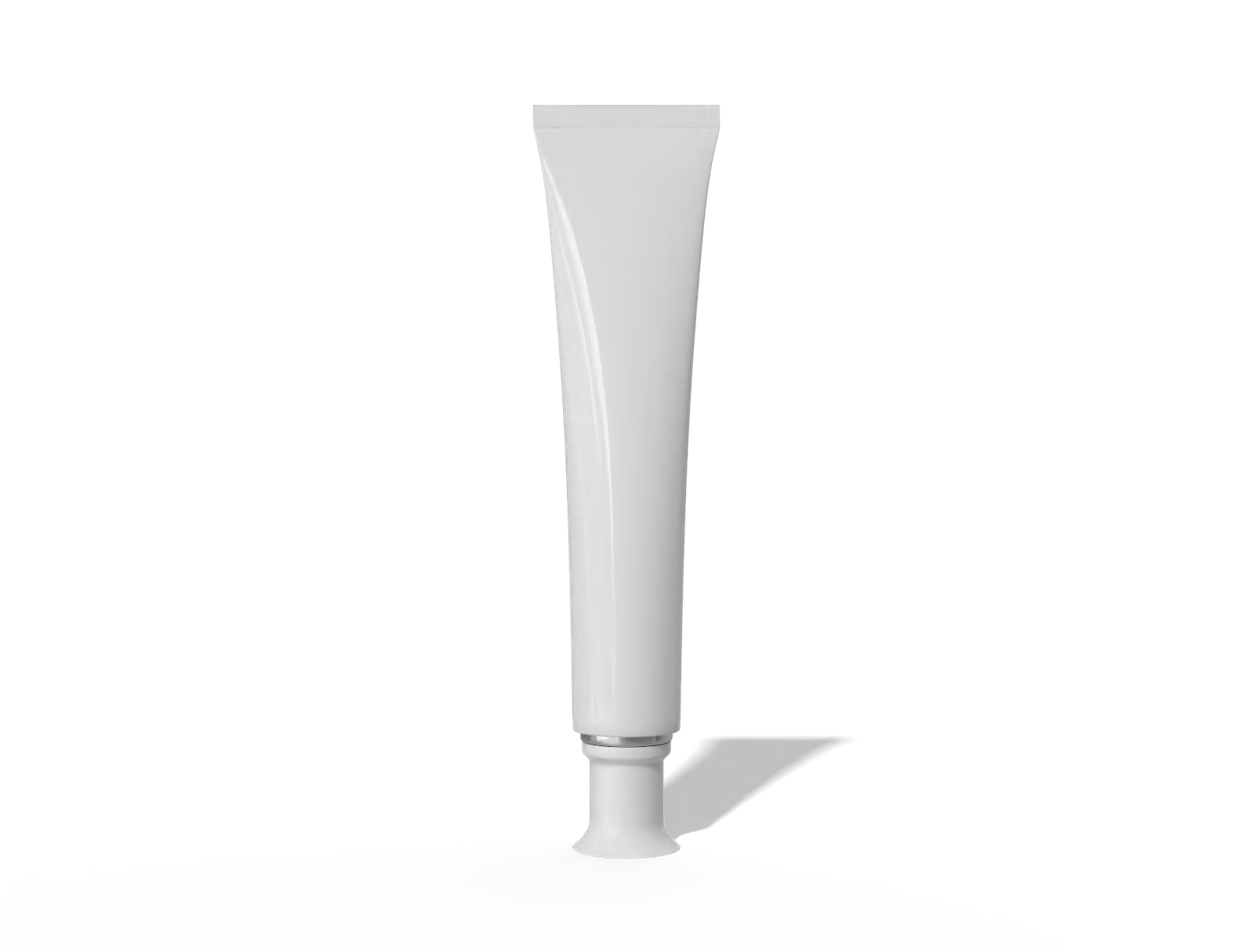 60 ml face wash tube — Glossy metal