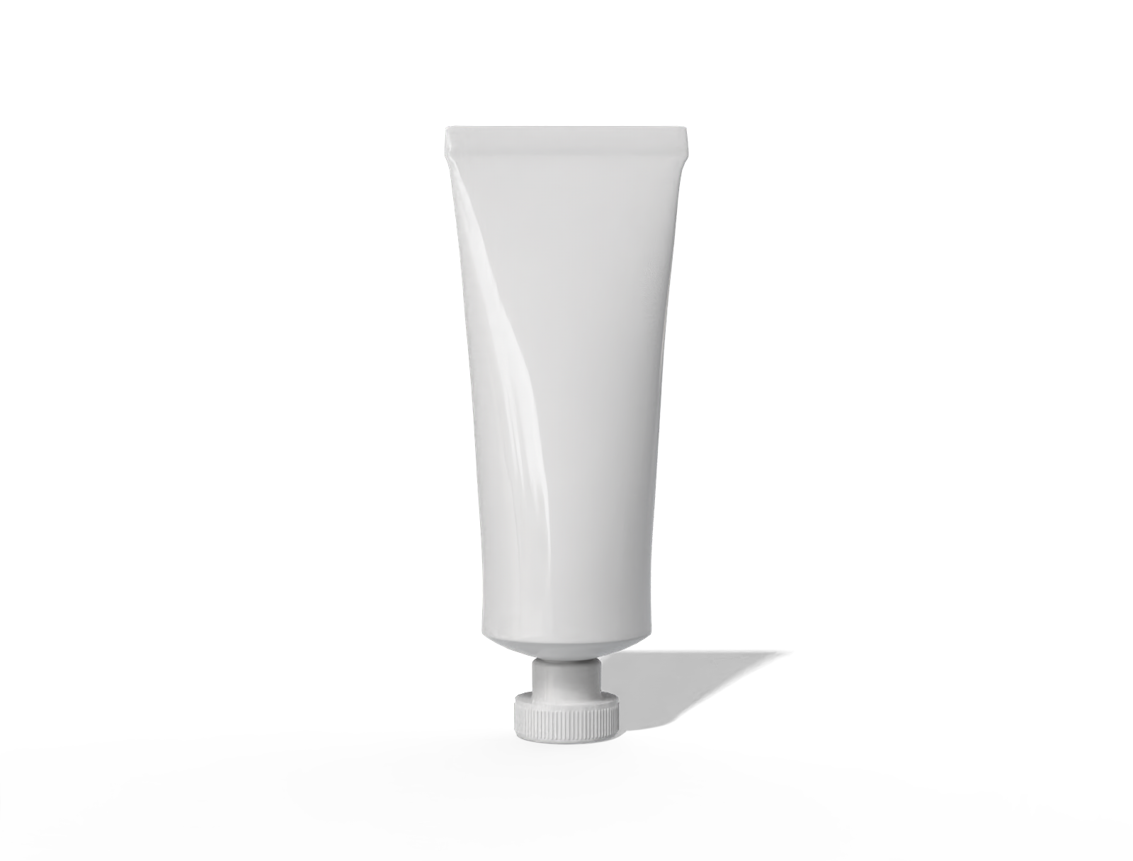 40 g hand cream tube — Glossy metal