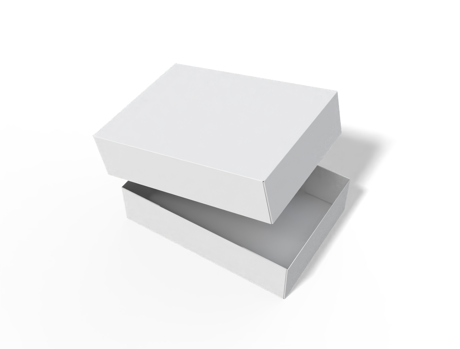 Board game box with lid — White paperboard