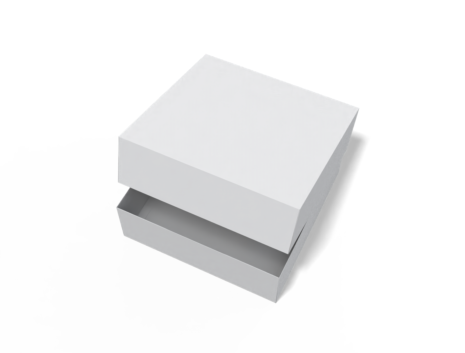 Square board game box with lid — 400 gsm white paperboard(0.55mm)