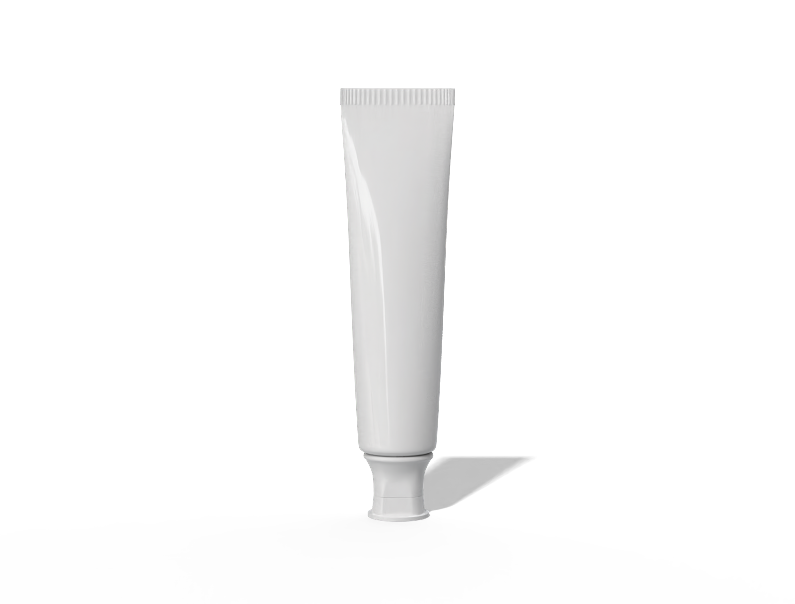 75 g toothpaste tube — Glossy metal