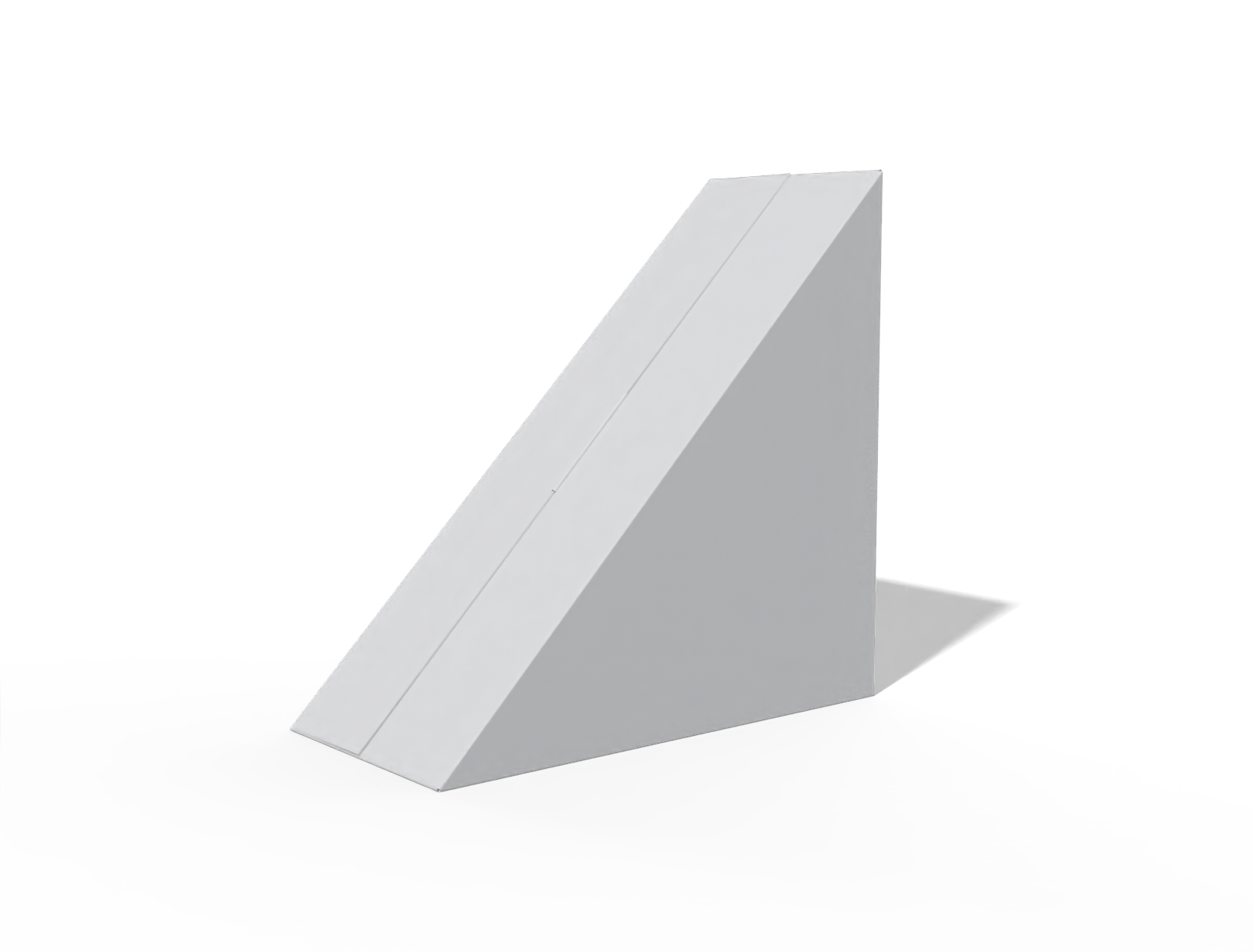 Sandwich box packaging — White paperboard