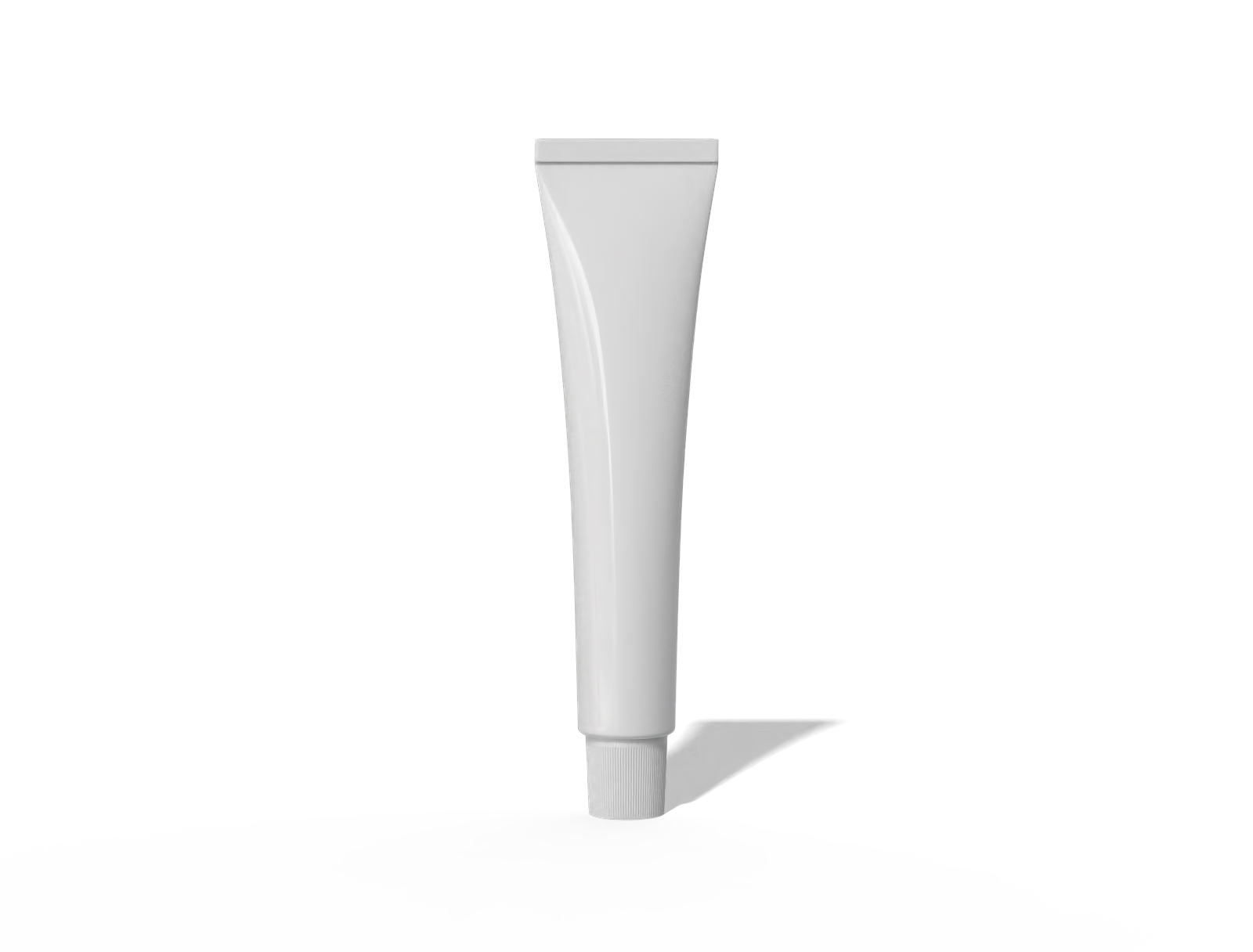 50ml cosmetic tube — Glossy metal