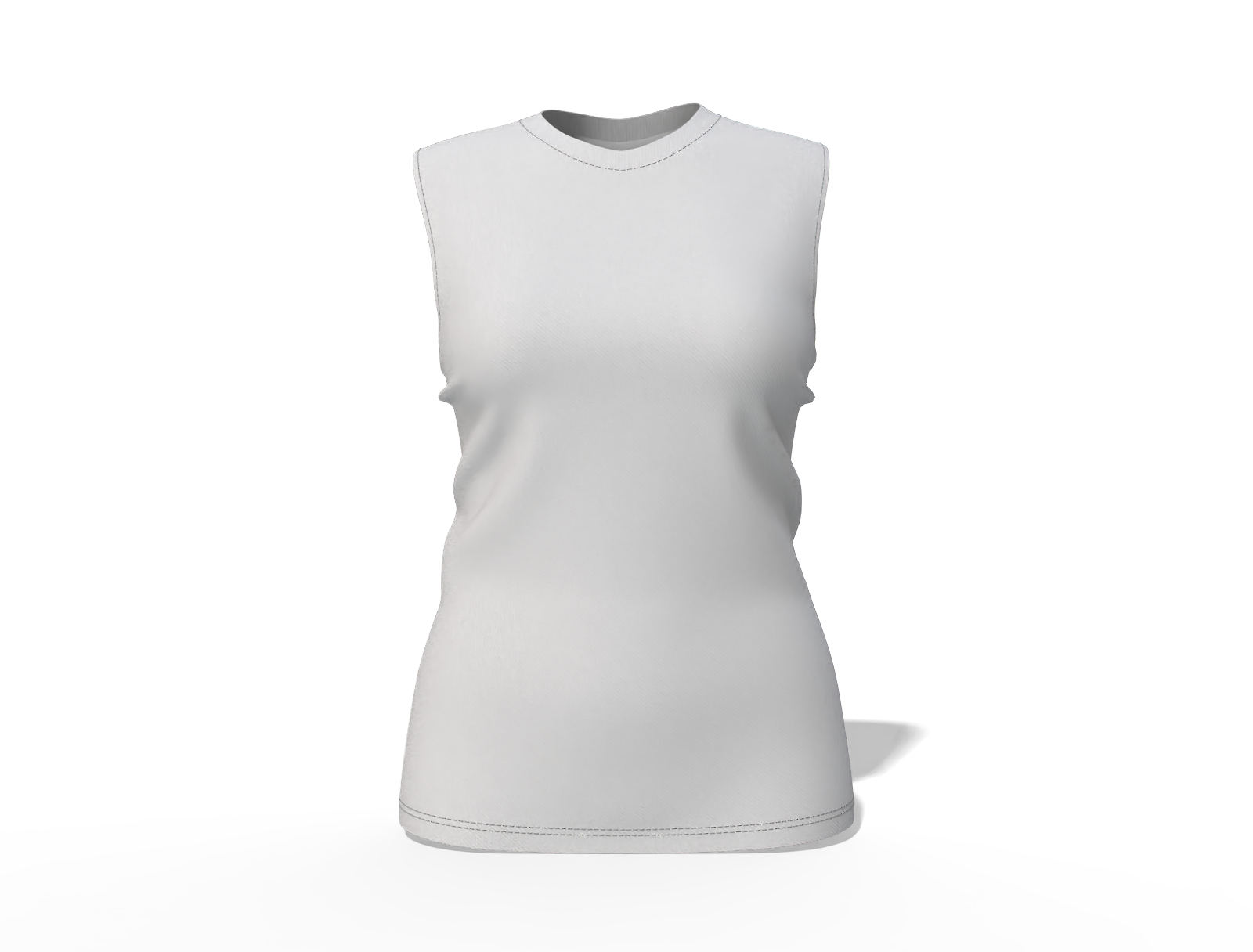 Women’s sleeveless shirt — Cotton base fabric