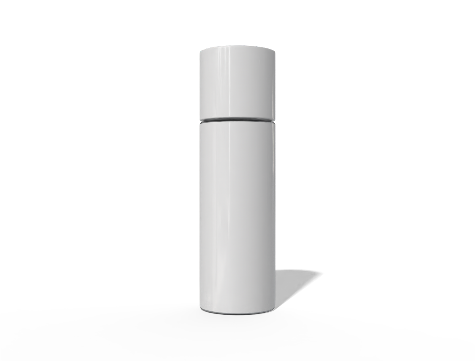 140ml cosmetic bottle — Clear glossy plastic
