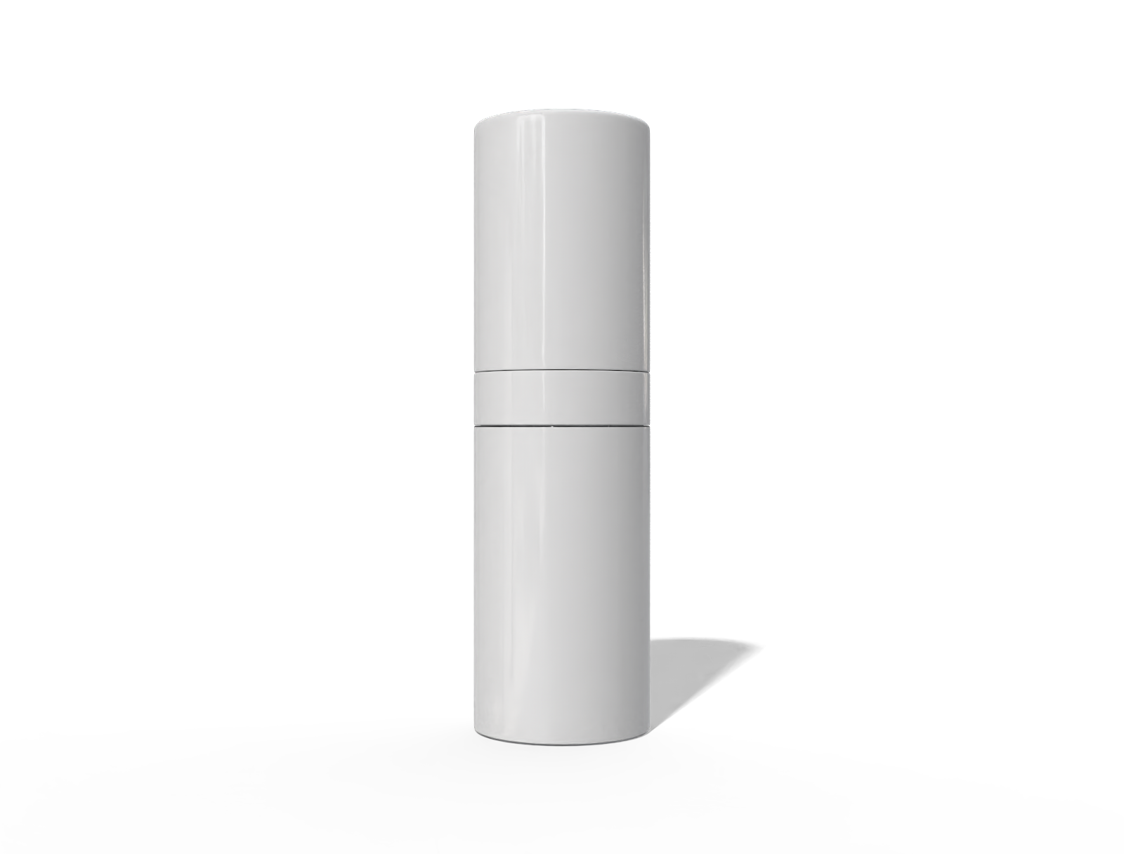 Spray cosmetic bottle — Clear glossy plastic