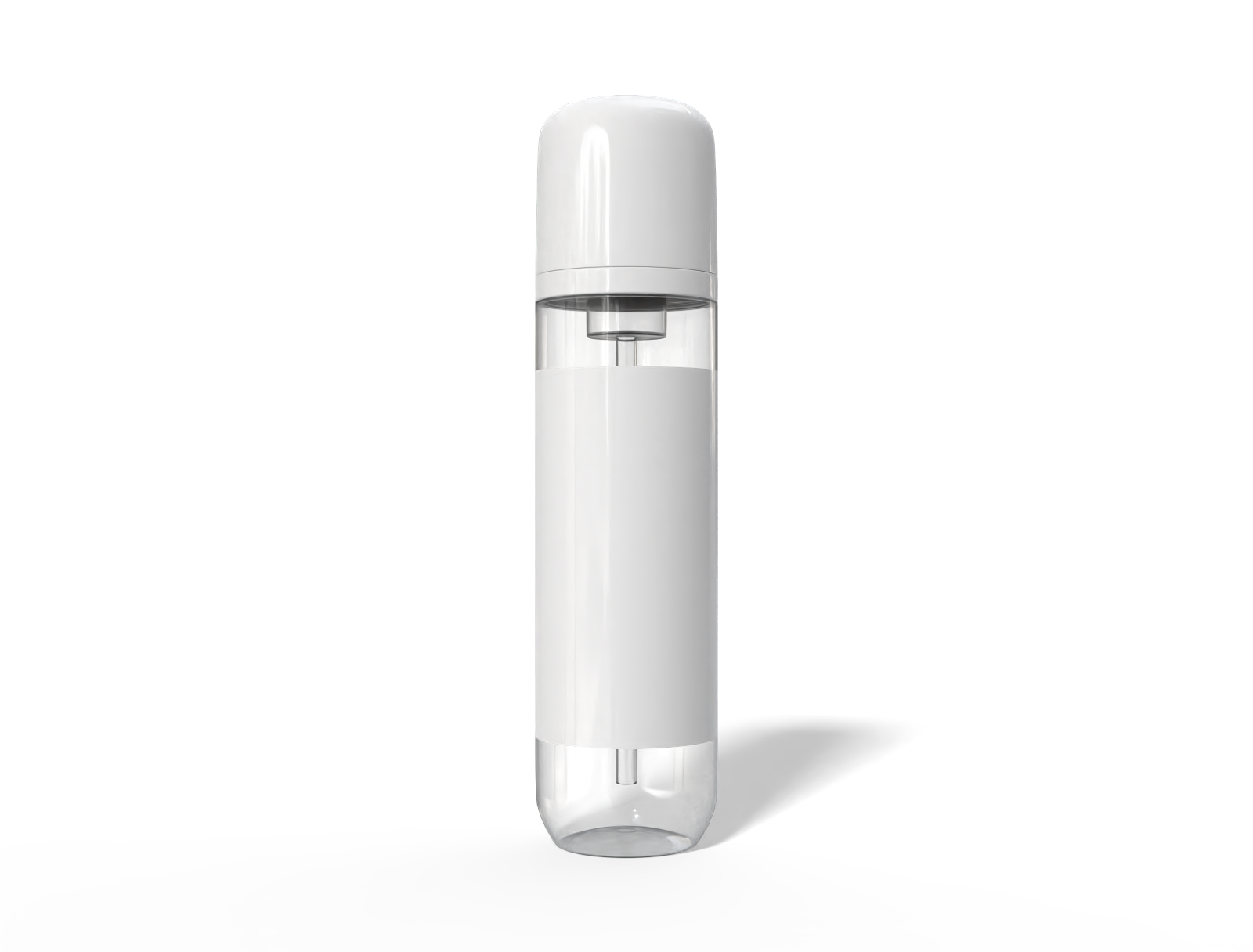 135ml cosmetic bottle — Glossy glass