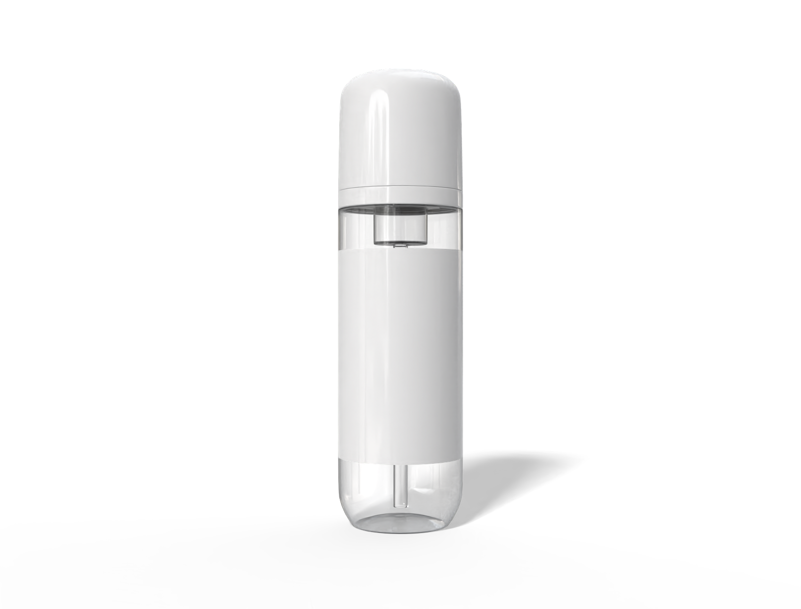 100ml cosmetic bottle — Glossy glass