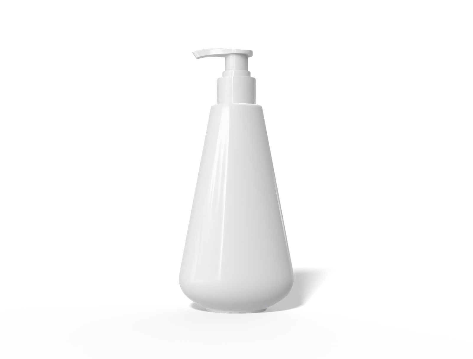250ml pump bottle — Glossy plastic