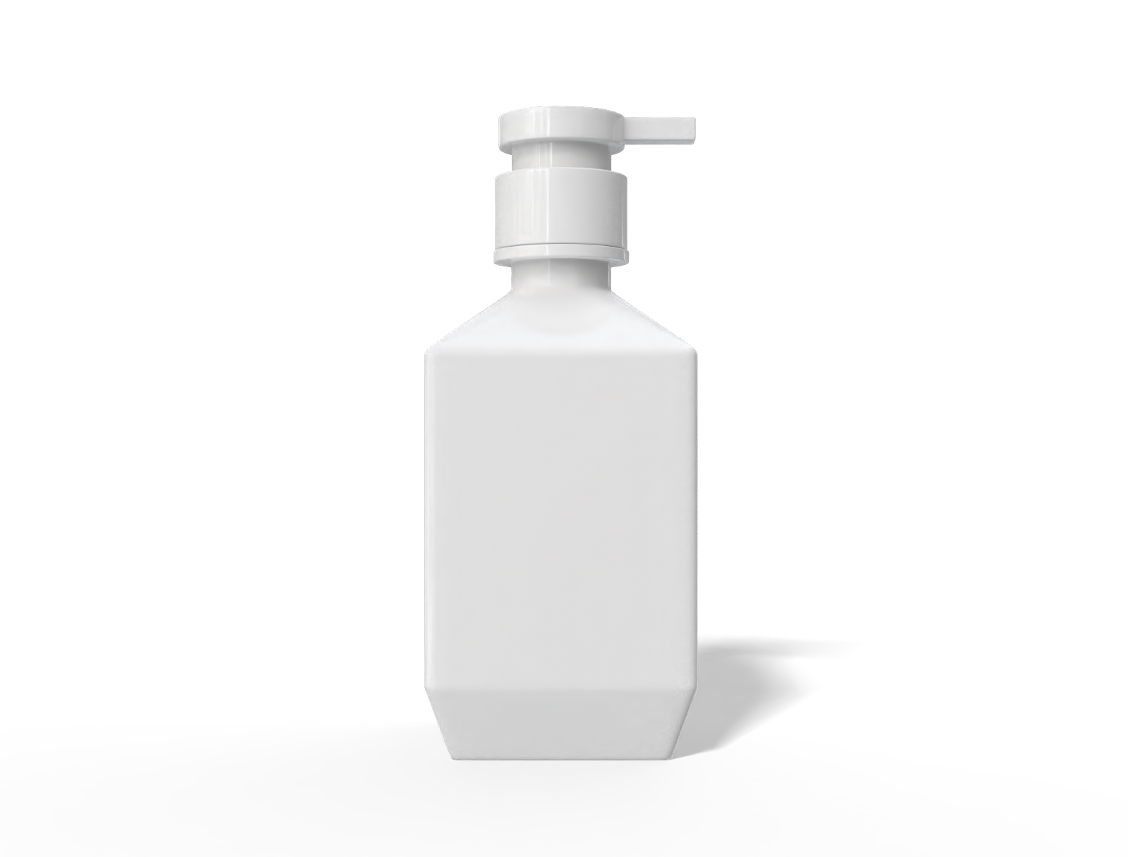 400ml pump bottle — Glossy plastic
