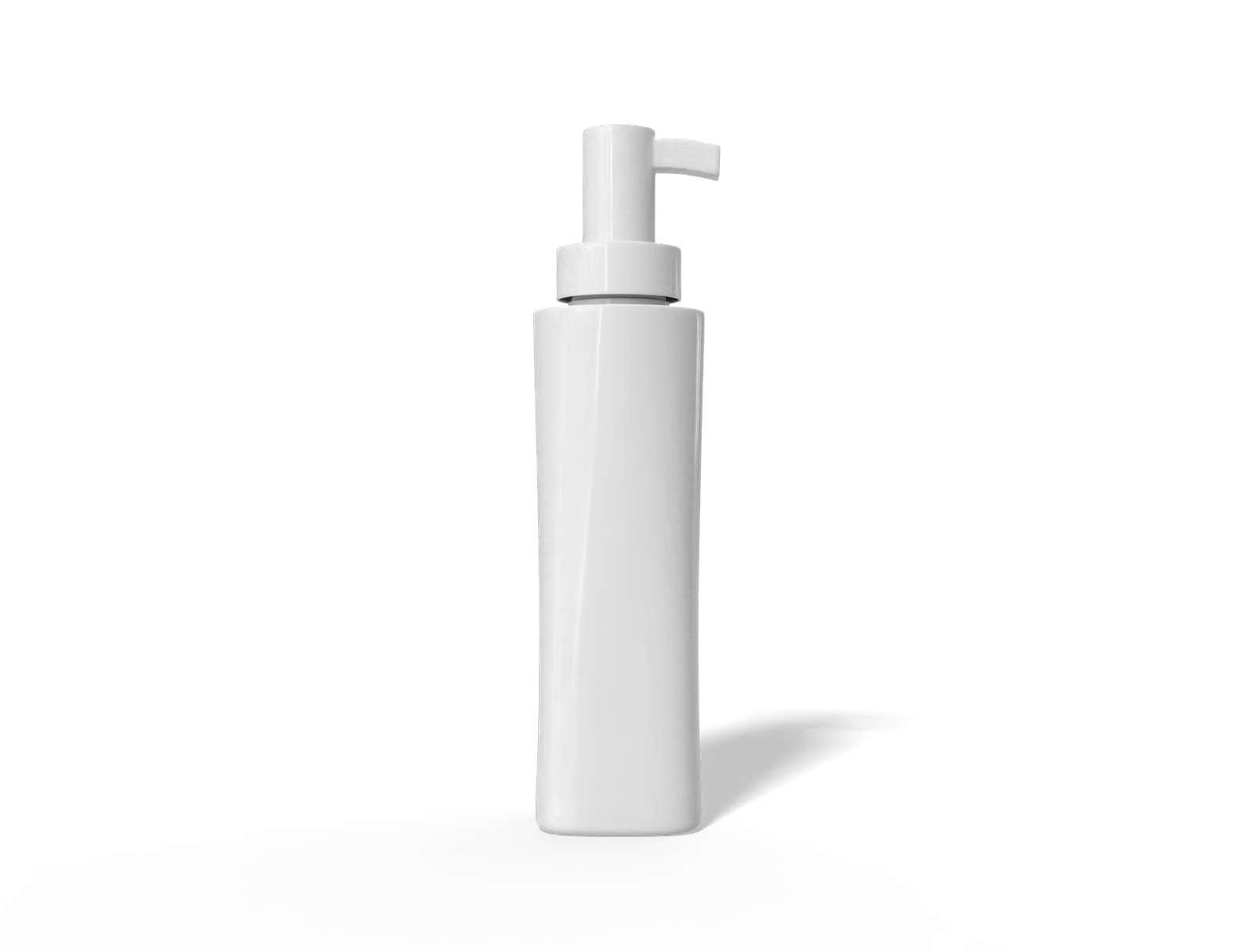 800ml pump bottle — Glossy plastic