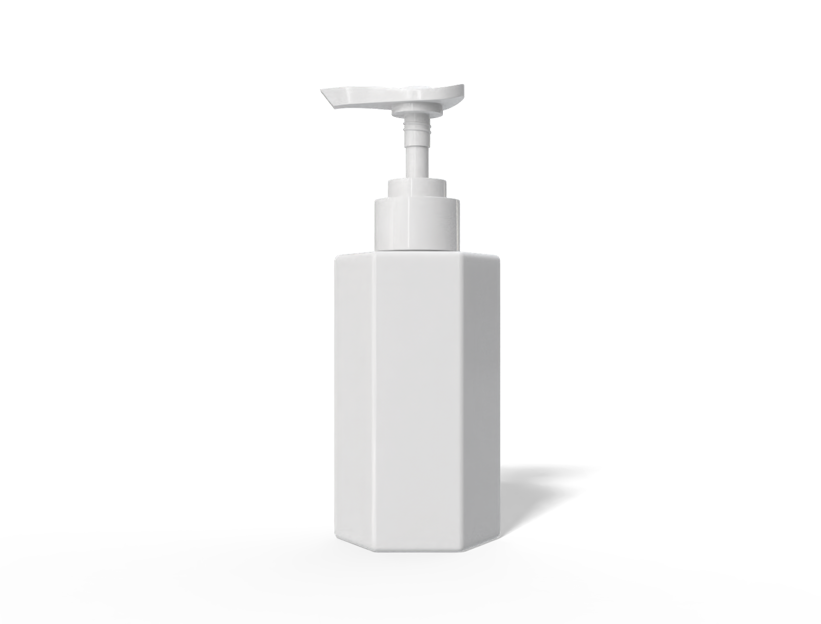 300ml pump bottle — Glossy plastic