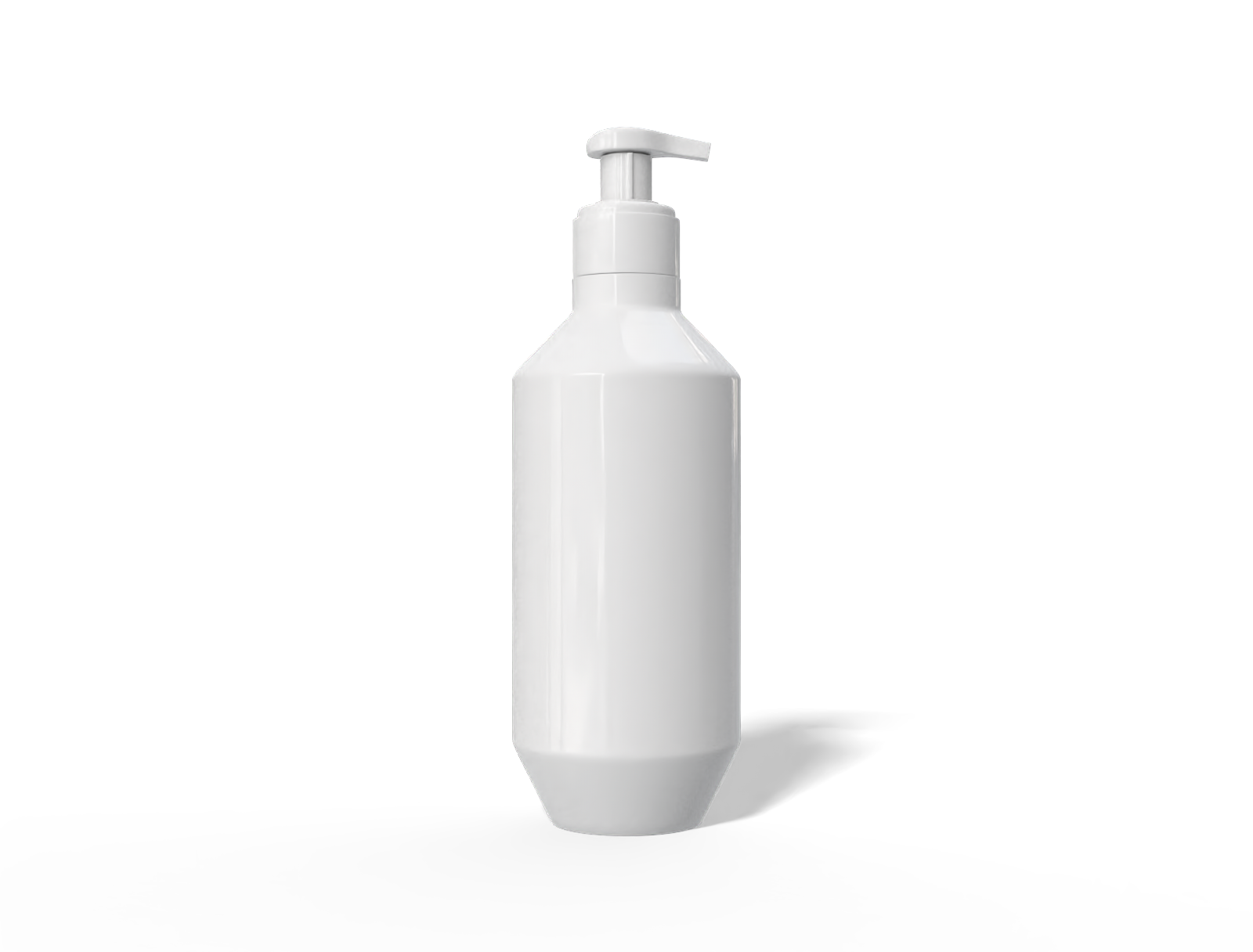 300ml pump bottle — Glossy plastic