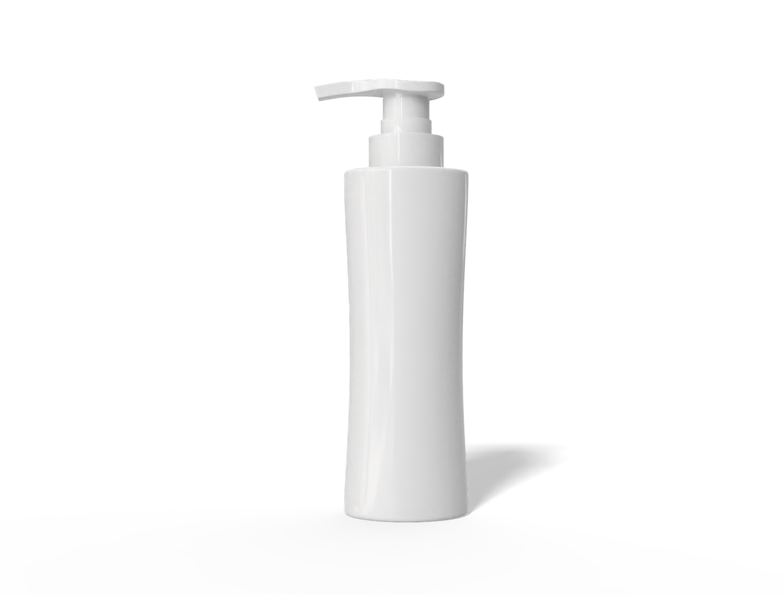 450ml pump bottle — Glossy plastic