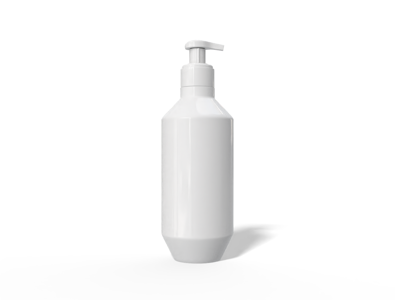 100ml pump bottle — Glossy plastic