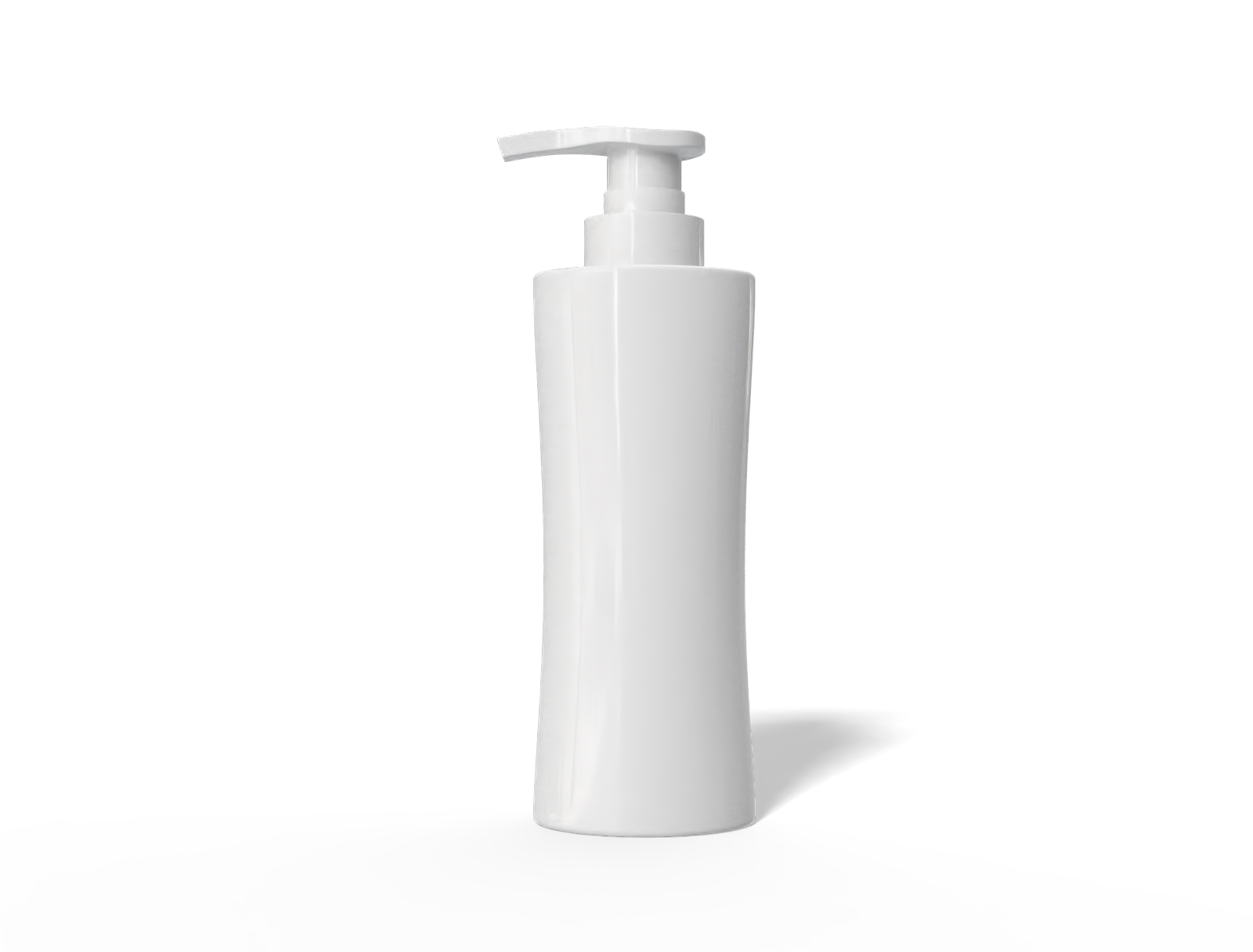 600ml pump bottle — Glossy plastic