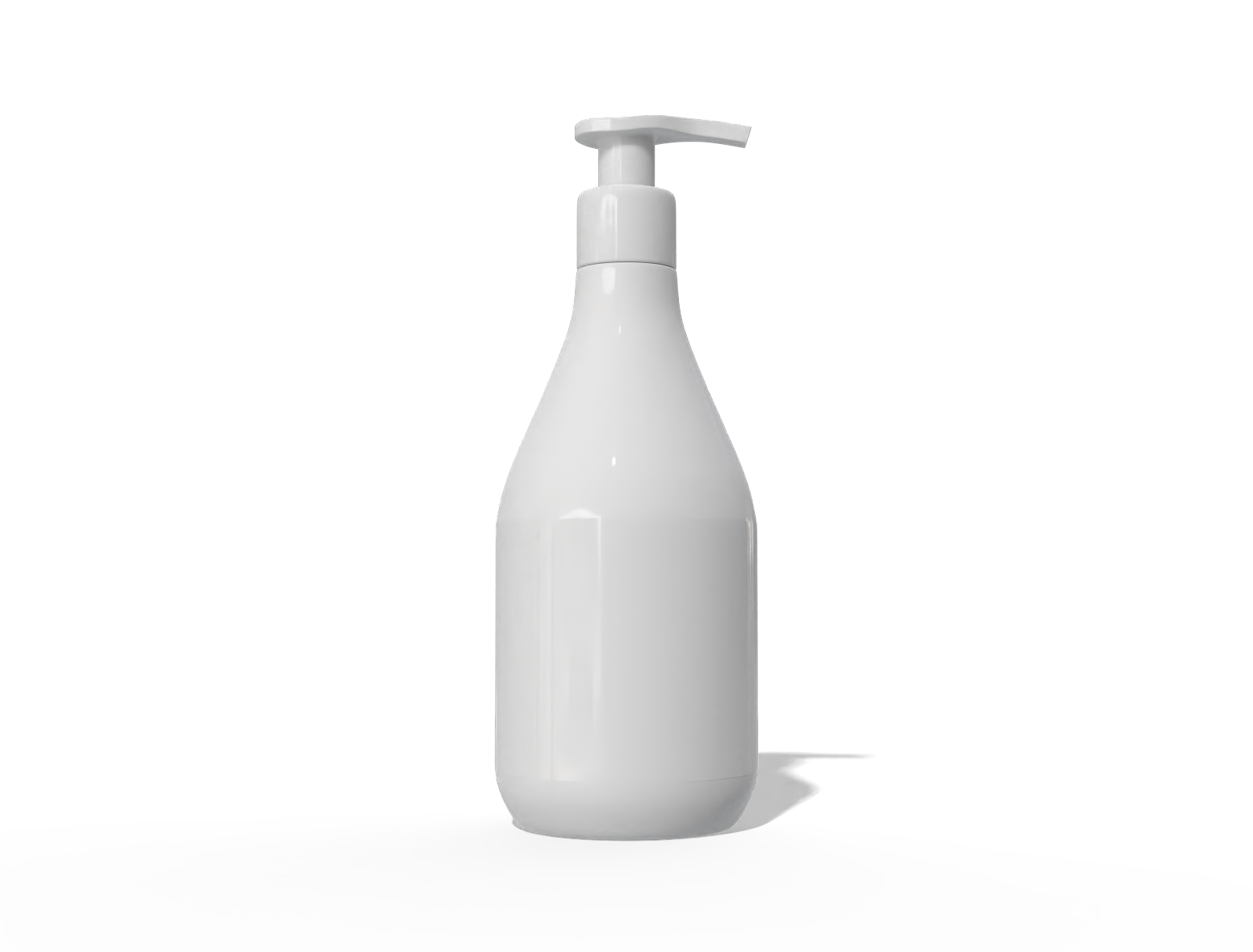 300ml pump bottle — Glossy plastic