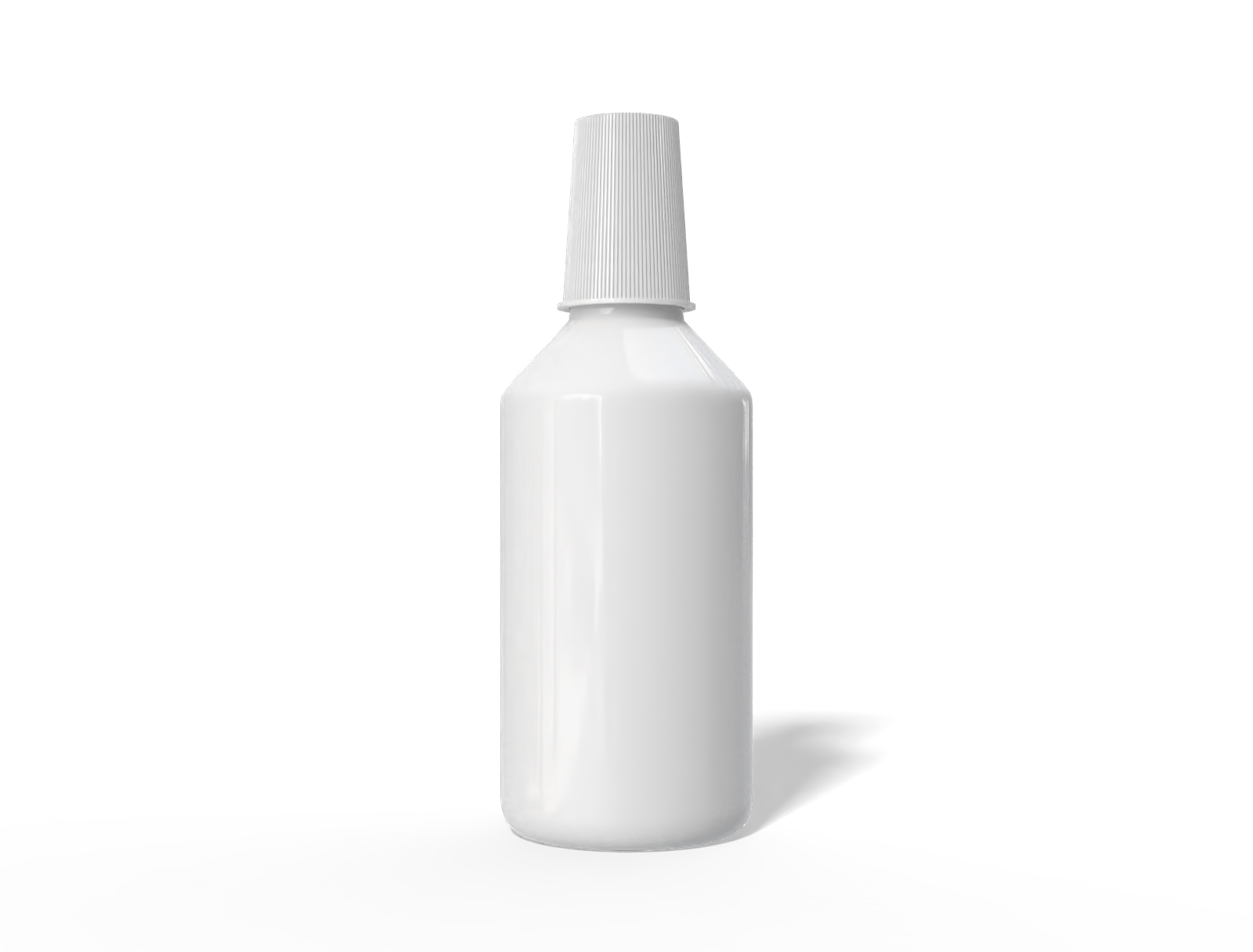 600ml plastic bottle — Glossy plastic