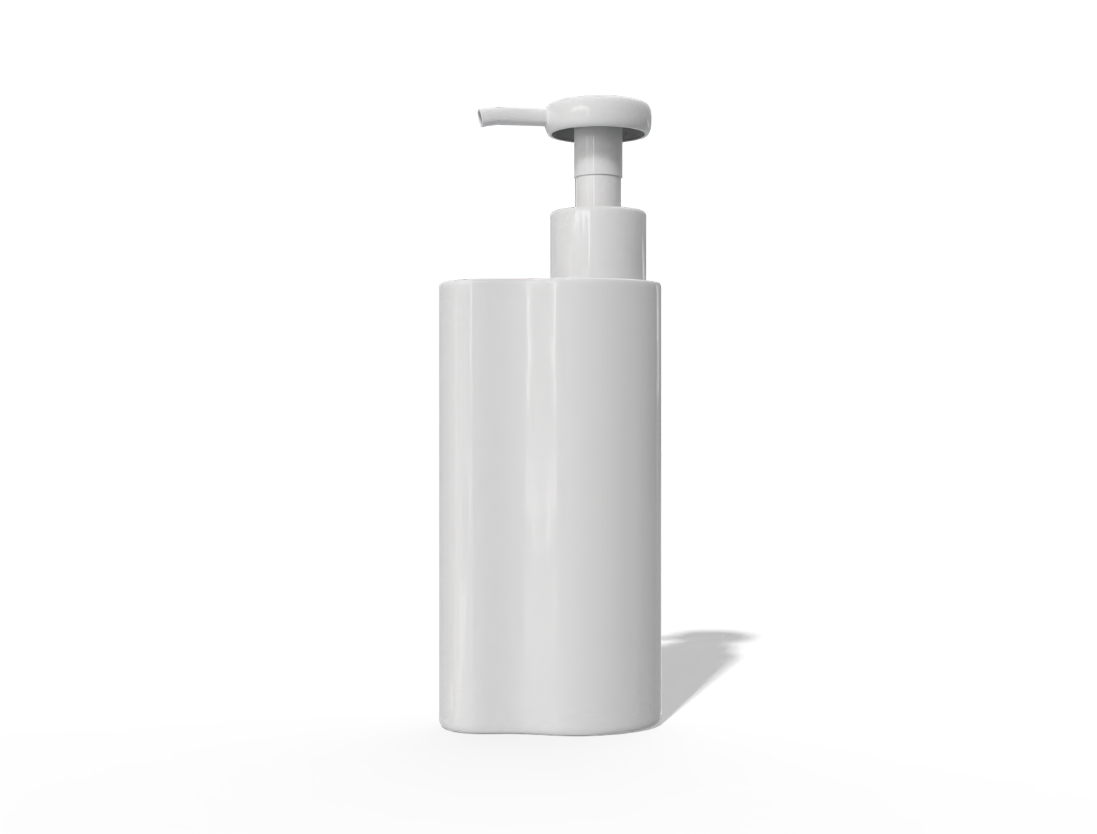150ml pump bottle — Glossy plastic
