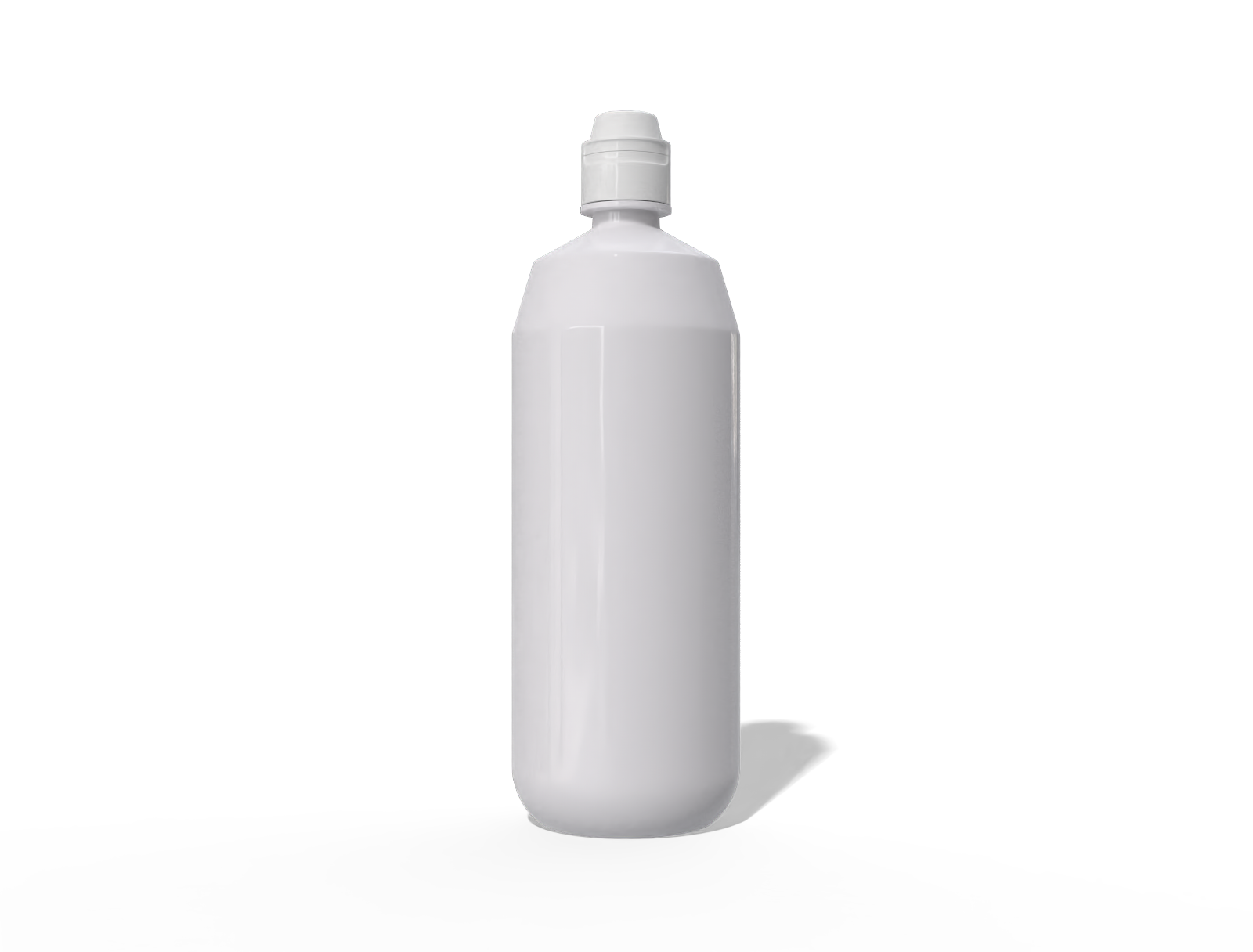 Plastic bottle packaging — Glossy plastic